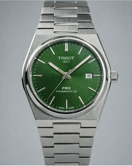 TST Sami Automatic Stainless Steel with Green Dail Watch T-08TST Sami Automatic Stainless Steel with Green Dail Watch T-08