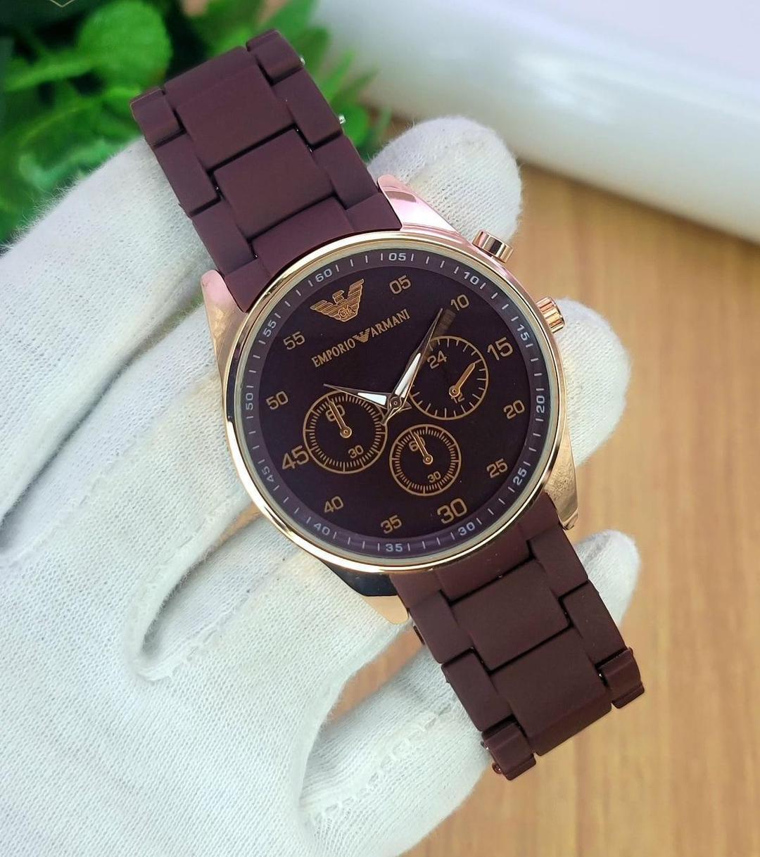 Emporio Arma Chronograph Watch Stainless Steel.