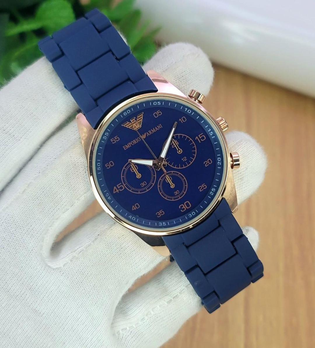 Emporio Arma Chronograph Watch Stainless Steel.