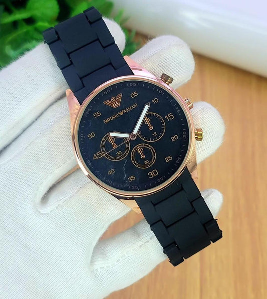 Emporio Arma Chronograph men-Watch Stainless Steel.